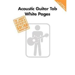 Acoustic guitar white pages tab