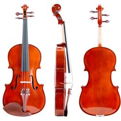 ffalstaff Viola da 40,6 cm Massello "Accademy" Finitura Lucida, parti in Palissandro (Custodia Sagomata)