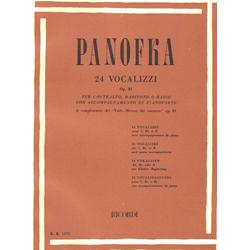 24 Vocalizzi Op. 81 per Contralto, Baritono o Basso | Panofka H.