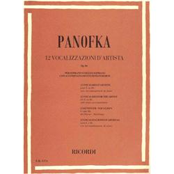 12 Vocalizzi d'artista - Op. 86 | Panofka H.
