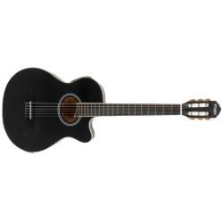 KLASS Chitarra Classica Elettrificata da Concerto 4/4 "Limited Edition" (Satinata - Black)