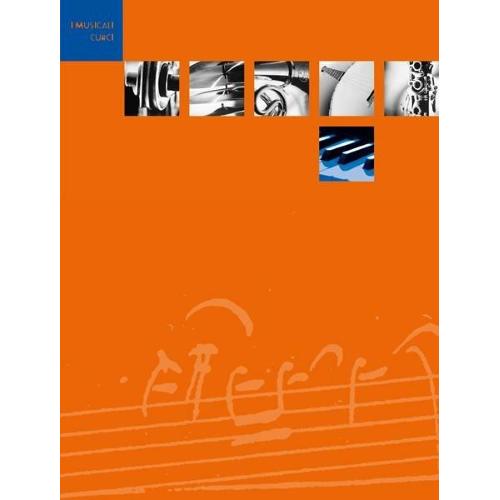 Quaderni Pentagrammati Quaderno pentagrammato Quaderno Musica - Arancione  Album