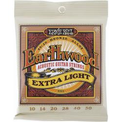 ERNIE BALL 2006 Earthwood Extra Light Corde per Chitarra Acustica .010/.050